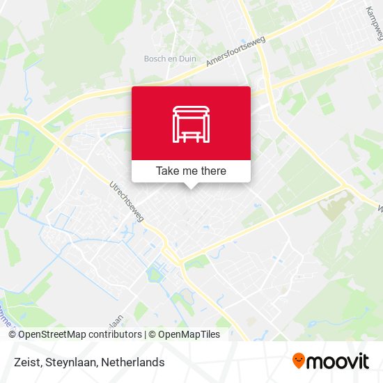 Zeist, Steynlaan map