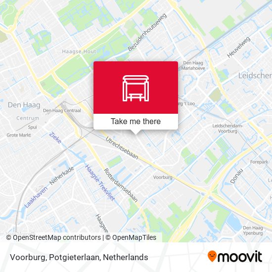 Voorburg, Potgieterlaan map
