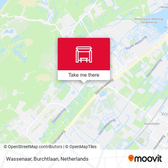 Wassenaar, Burchtlaan map