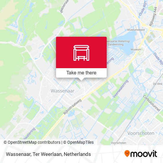 Wassenaar, Ter Weerlaan map