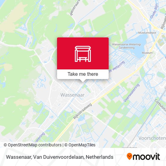 Wassenaar, Van Duivenvoordelaan Karte