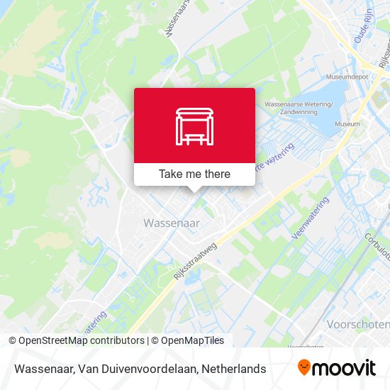Wassenaar, Van Duivenvoordelaan map
