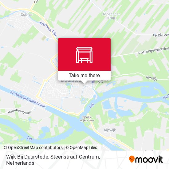 Wijk Bij Duurstede, Steenstraat-Centrum map