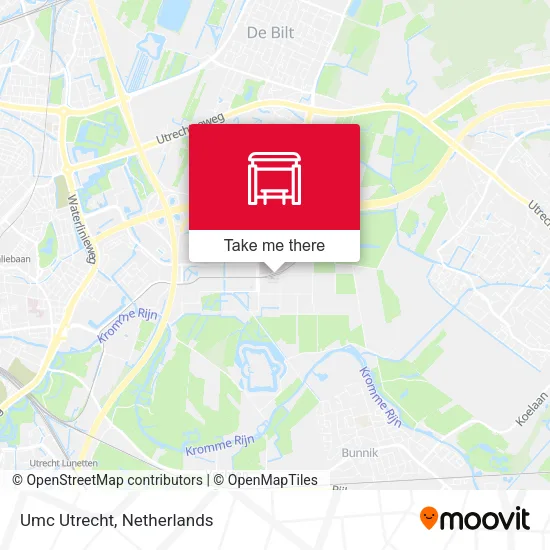 Umc Utrecht map
