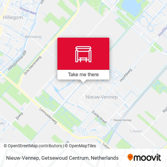 Nieuw-Vennep, Getsewoud Centrum Karte