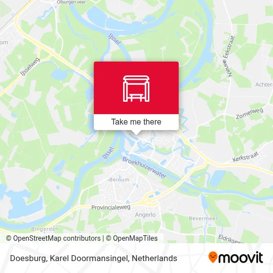Doesburg, Karel Doormansingel map