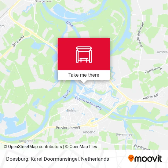 Doesburg, Karel Doormansingel map