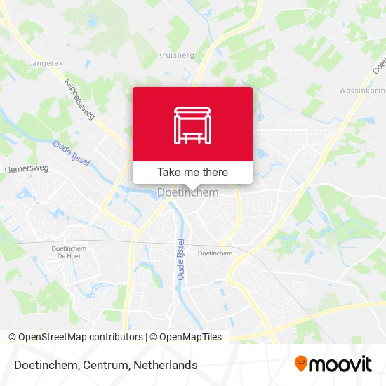 Doetinchem, Centrum map