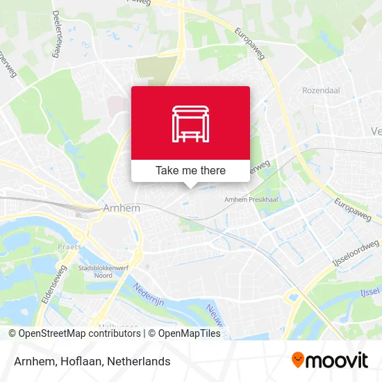 Arnhem, Hoflaan map