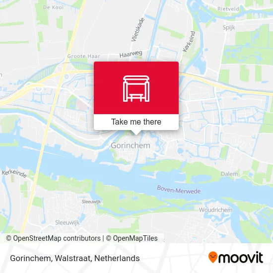 Gorinchem, Walstraat map
