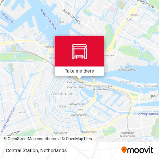 Centraal Station map