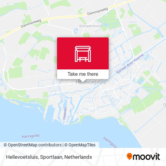 Hellevoetsluis, Sportlaan map