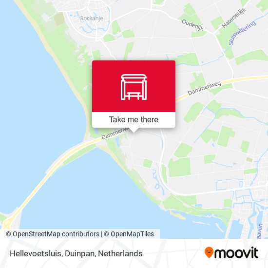 Hellevoetsluis, Duinpan map