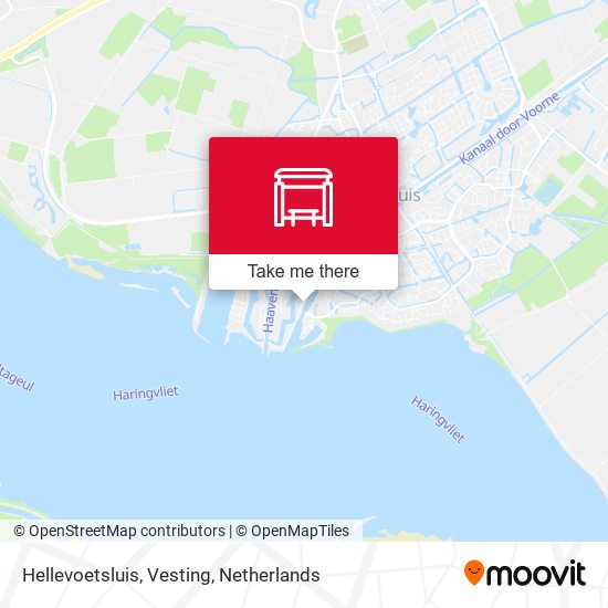 Hellevoetsluis, Vesting map