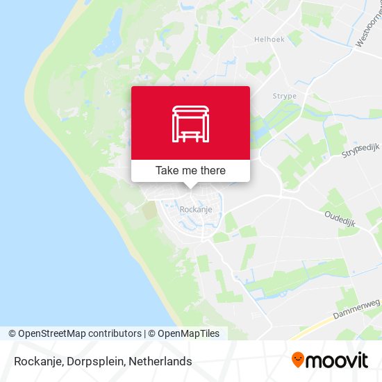Rockanje, Dorpsplein map