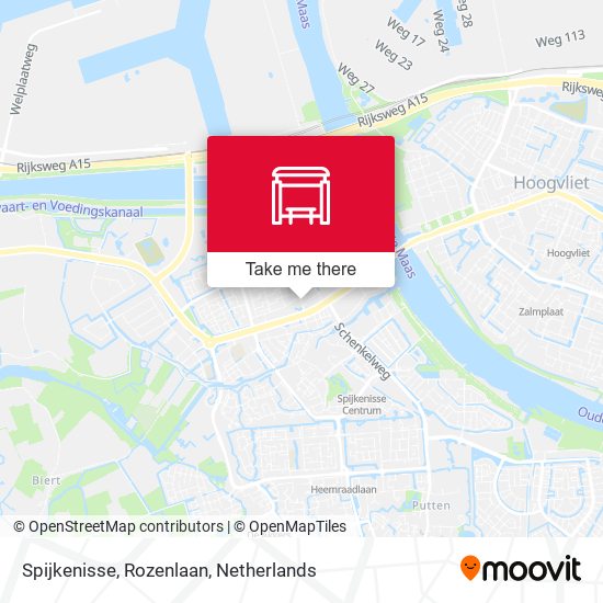 Spijkenisse, Rozenlaan map