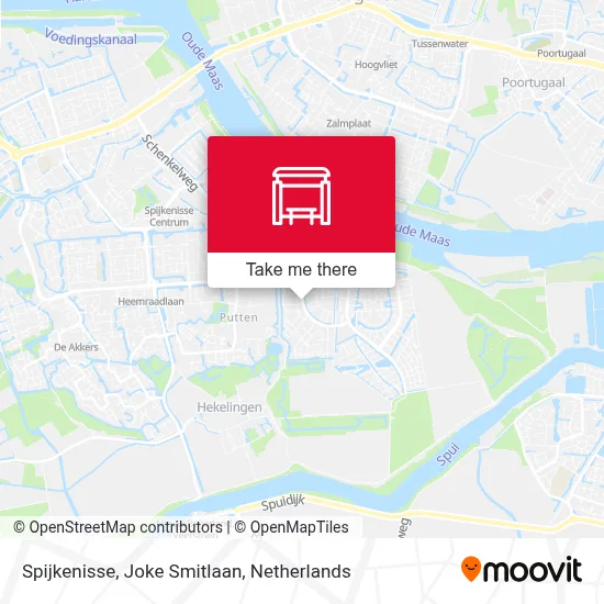 Spijkenisse, Joke Smitlaan map
