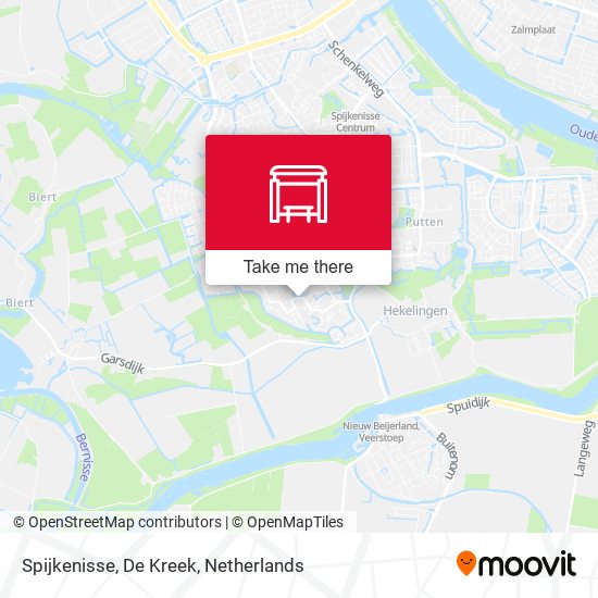 Spijkenisse, De Kreek map