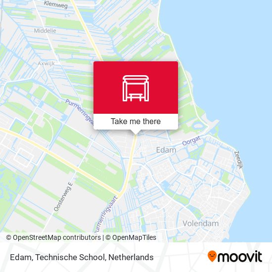 Edam, Technische School map