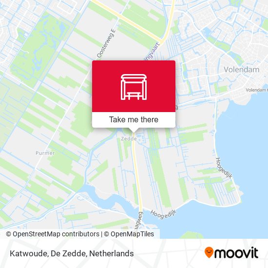 Katwoude, De Zedde map