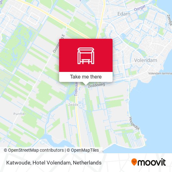 Katwoude, Hotel Volendam Karte