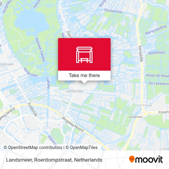 Landsmeer, Roerdompstraat map