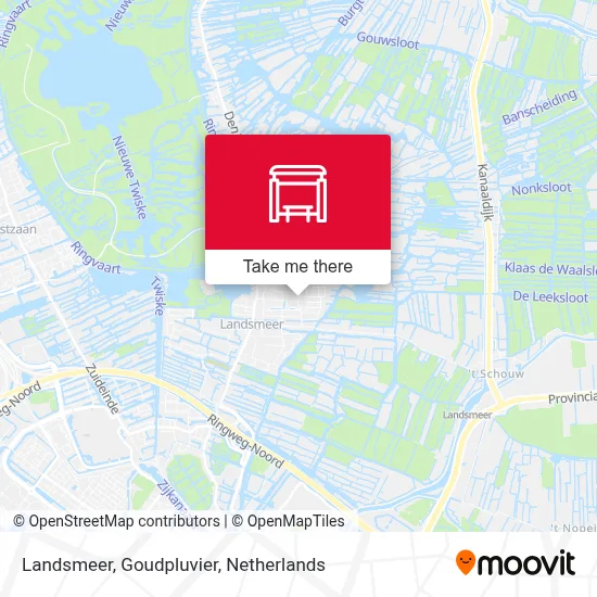 Landsmeer, Goudpluvier map