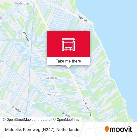Middelie, Klemweg (N247) map