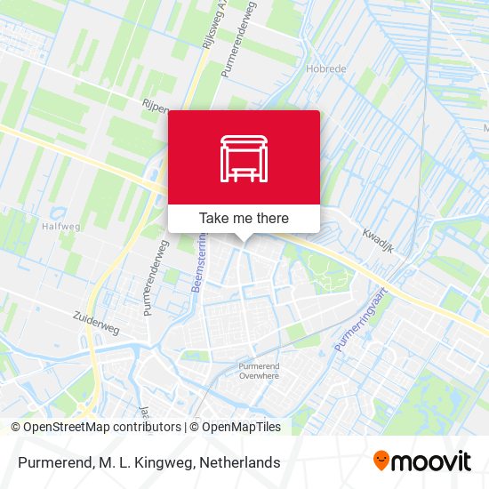 Purmerend, M. L. Kingweg Karte