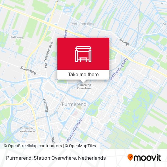 Purmerend, Station Overwhere map