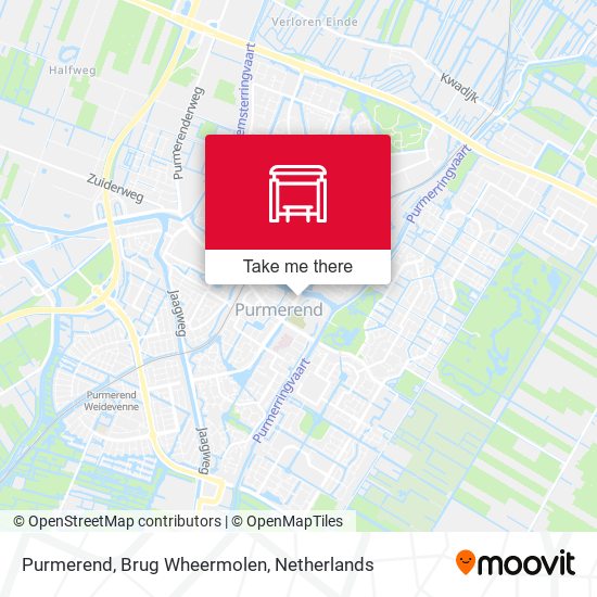 Purmerend, Brug Wheermolen map