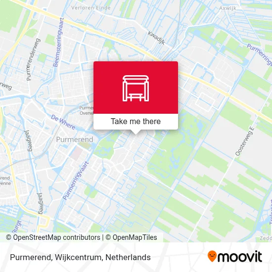 Purmerend, Wijkcentrum Karte