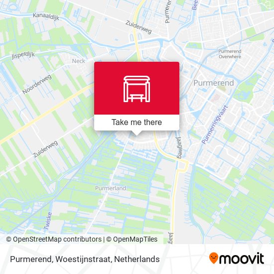 Purmerend, Woestijnstraat map