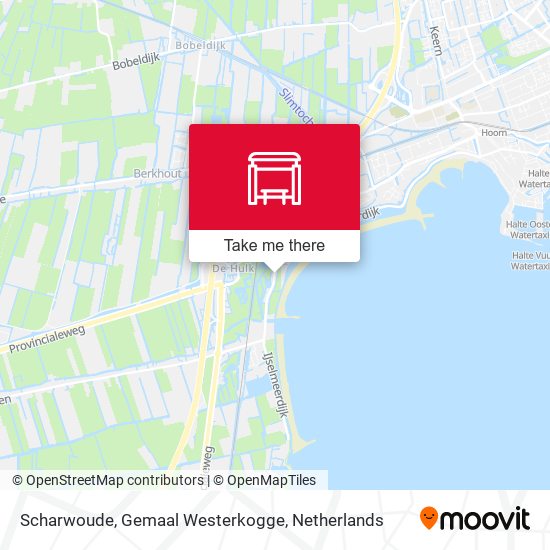 Scharwoude, Gemaal Westerkogge map