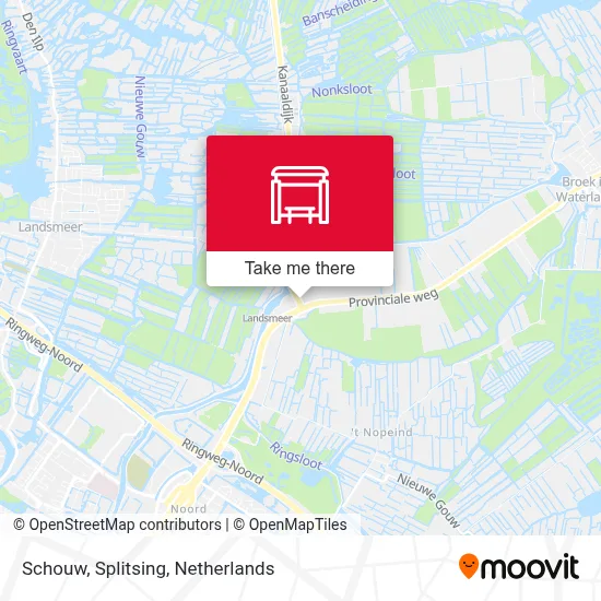Schouw, Splitsing map