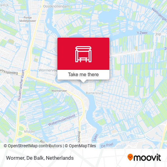 Wormer, De Balk map