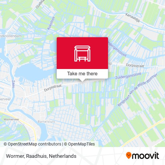 Wormer, Raadhuis map