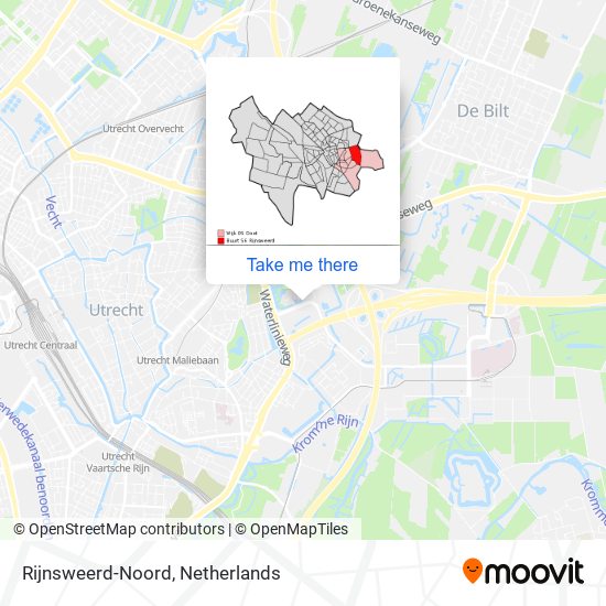 Rijnsweerd-Noord map