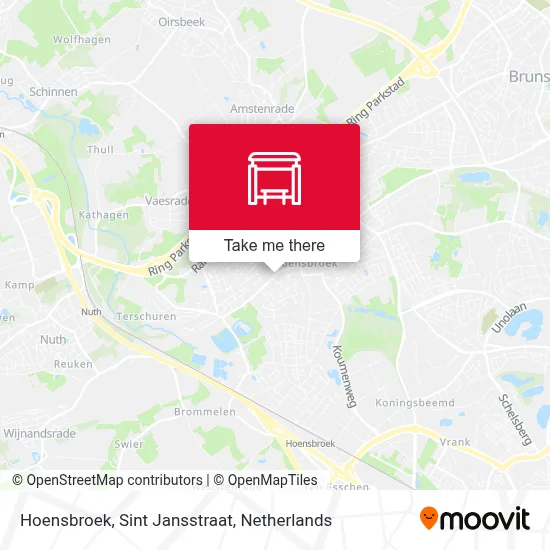 Hoensbroek, Sint Jansstraat map