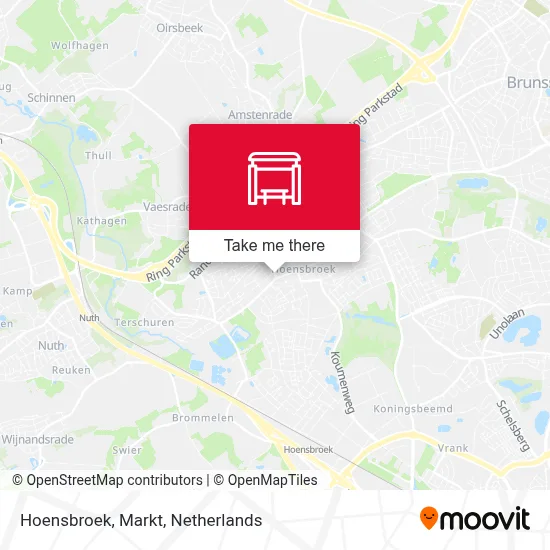 Hoensbroek, Markt Karte