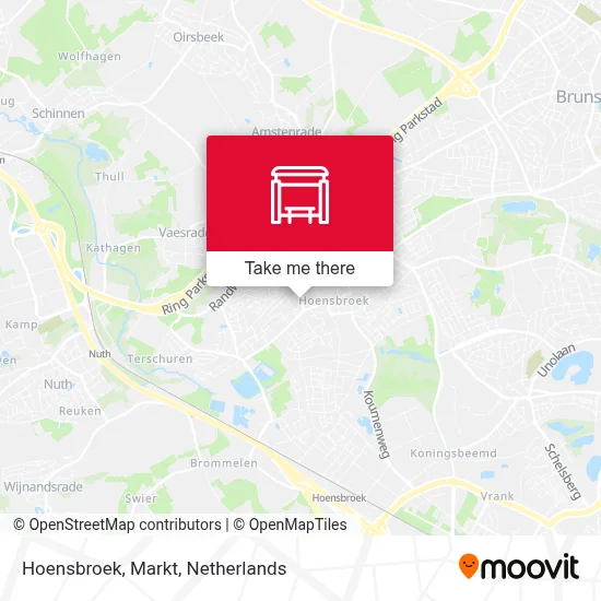 Hoensbroek, Markt Karte