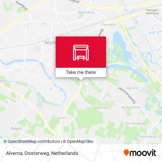 Alverna, Oosterweg map