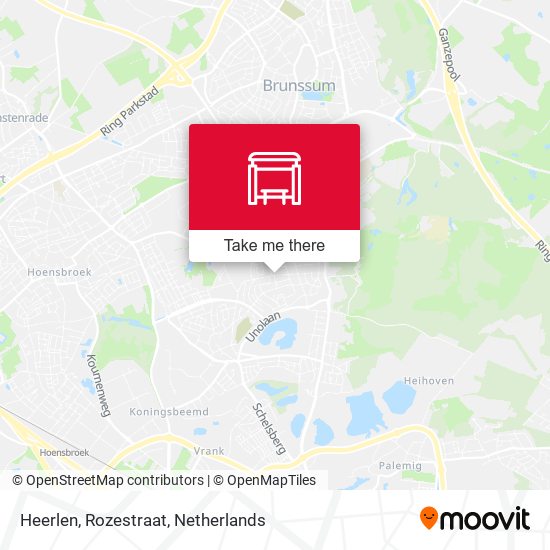 Heerlen, Rozestraat map