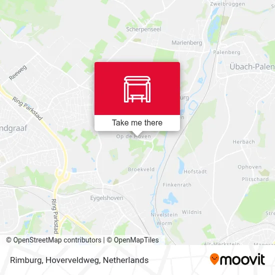 Rimburg, Hoverveldweg Karte