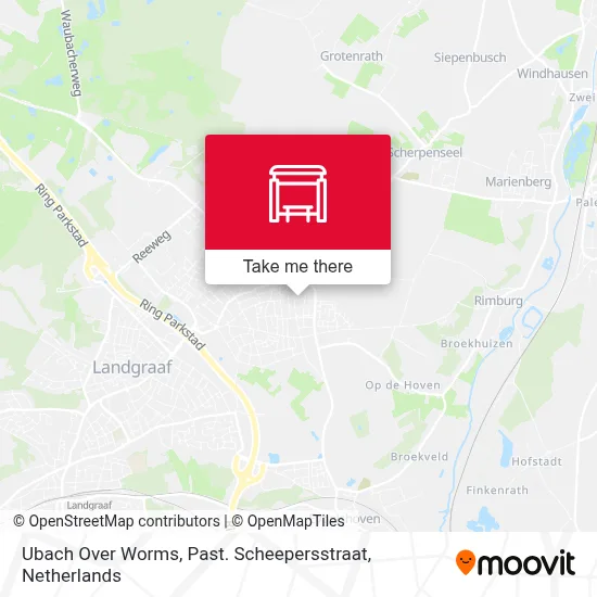 Ubach Over Worms, Past. Scheepersstraat map