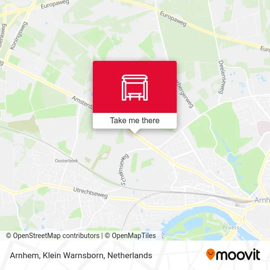 Arnhem, Klein Warnsborn Karte