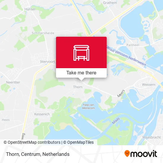 Thorn, Centrum map