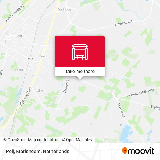 Peij, Marisheem map