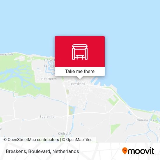 Breskens, Boulevard map