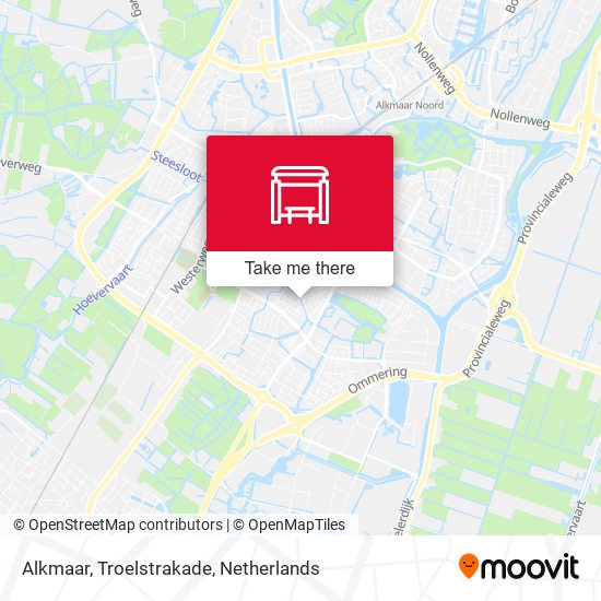 Alkmaar, Troelstrakade Karte